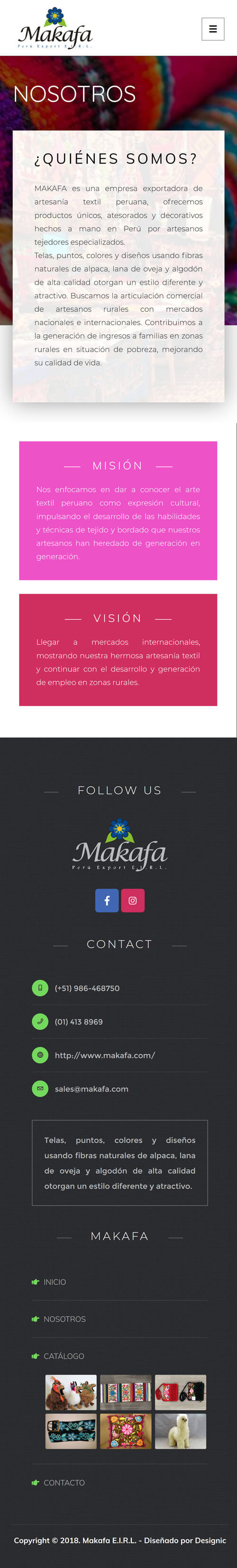 Screen Responsive - Makafa Portafolio Desingnic